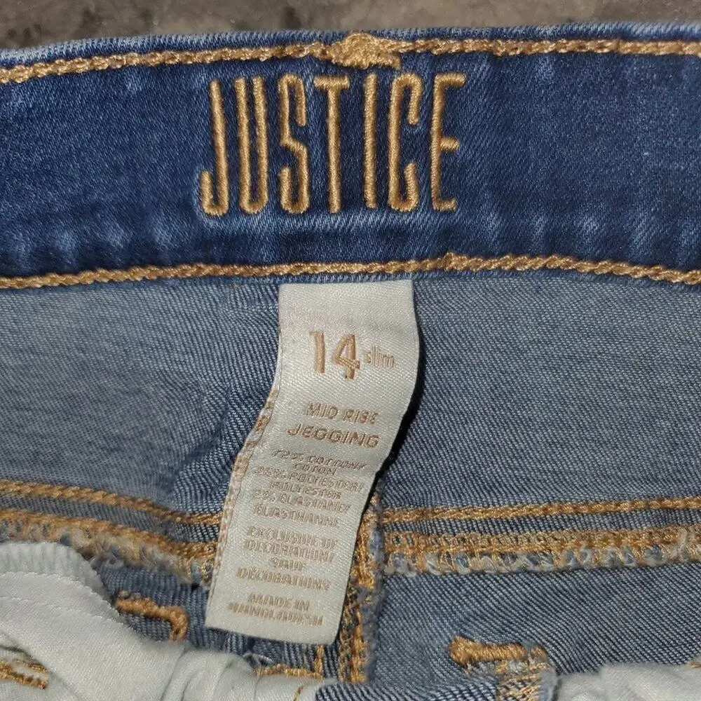 Girls Jean Pants || Justic and Gap || sz 14